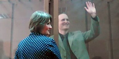 写真:デニス・クリステンセンと妻のイリーナ