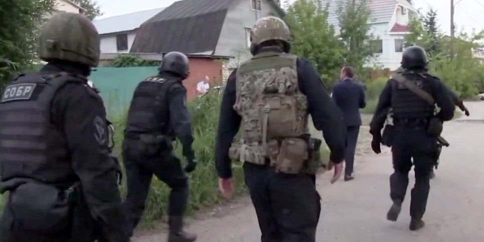 Foto: Razzia gegen Gläubige in der Region Nischni Nowgorod (Juli 2019)
