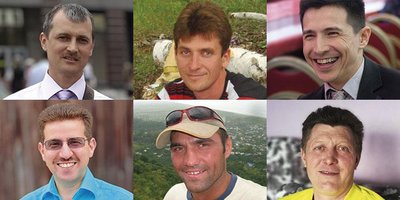 Sur la photo, de gauche à droite, de haut en bas : Konstantin Bazhenov, Alexey Budenchuk, Felix Makhammadiyev, Alexey Miretsky, Roman Gridasov, Gennady German