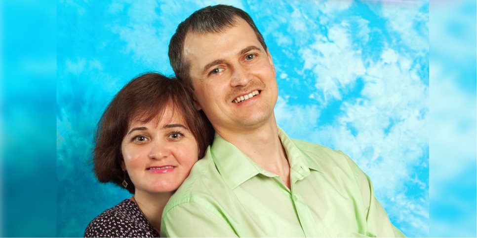 Foto: Konstantin mit seiner Frau Irina
