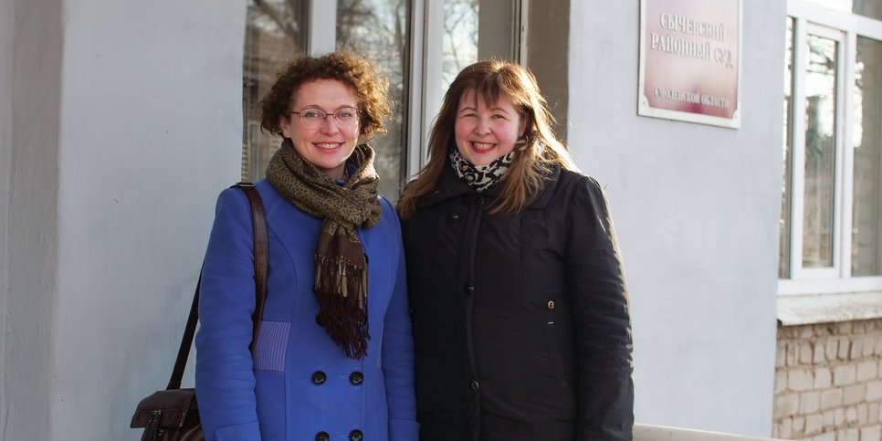 Kuvassa: Natalia Sorokina ja Maria Troshina, huhtikuu 2021