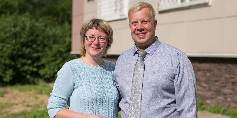 Eugene e Irina Yakku poco prima della sentenza. Arkhangelsk. Luglio 2021