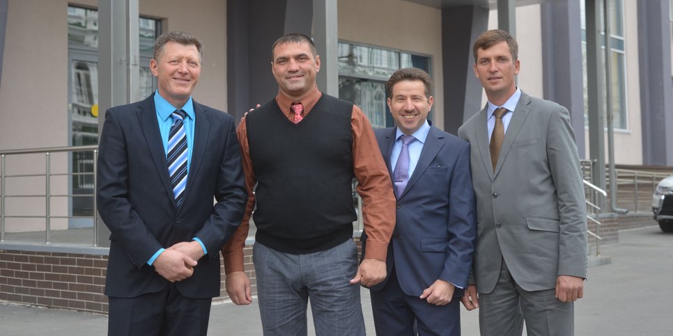 In the photo: Gennady German, Roman Gridasov, Alexey Miretsky, Alexey Budenchuk, September 2022