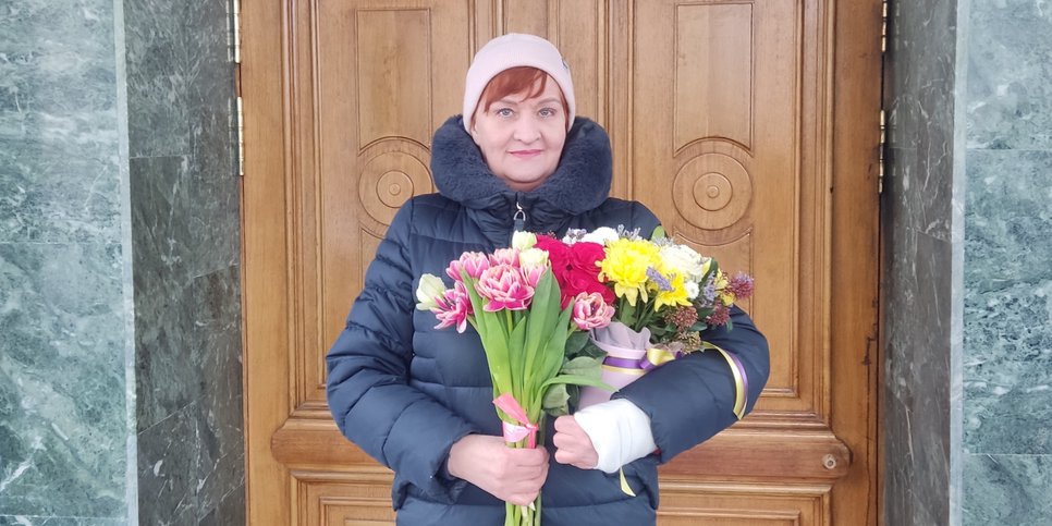 Tatjana Obizhestvit ist eine der drei Verurteilten, die am 20. Februar 2023 in Kasan verurteilt wurden