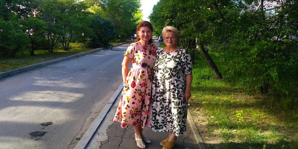 Любовь Овчинникова и Любовь Кочерова, июль 2023