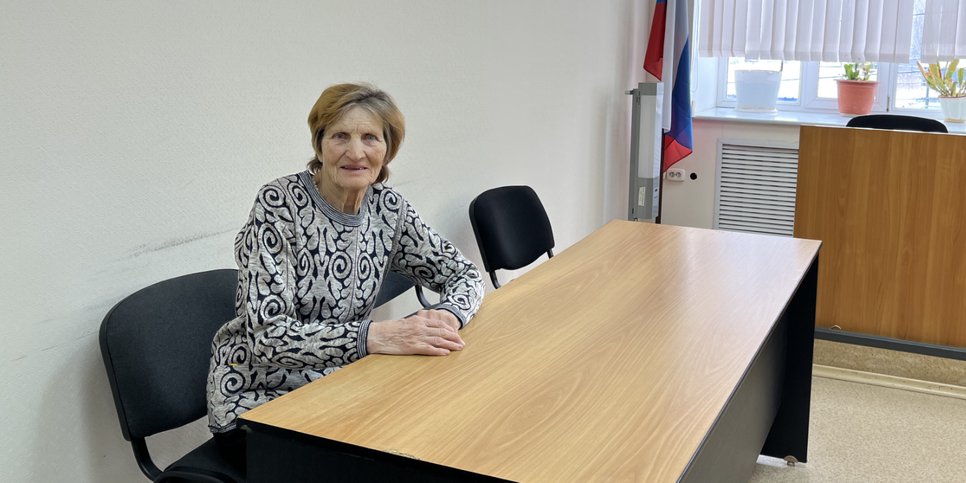 Liliya Dolinina dans la salle d’audience. 30 janvier 2025