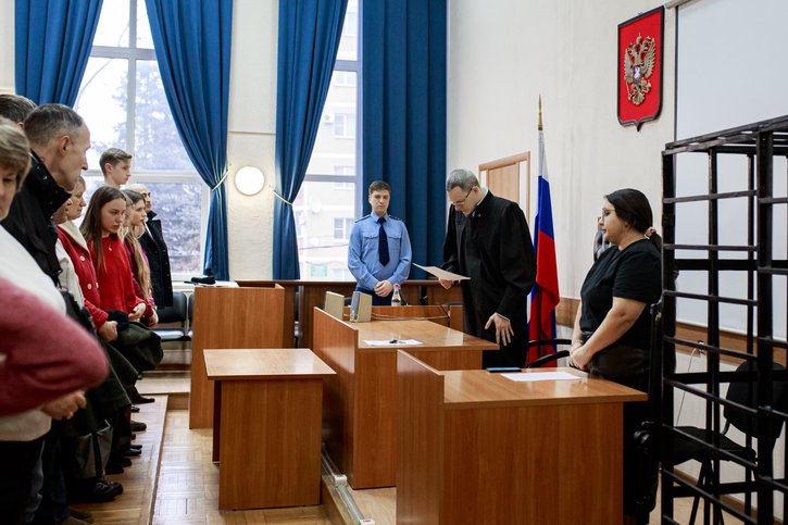 Those attending, including Anatoliy's relatives, anxiously listen to the words of the judge. December 2025