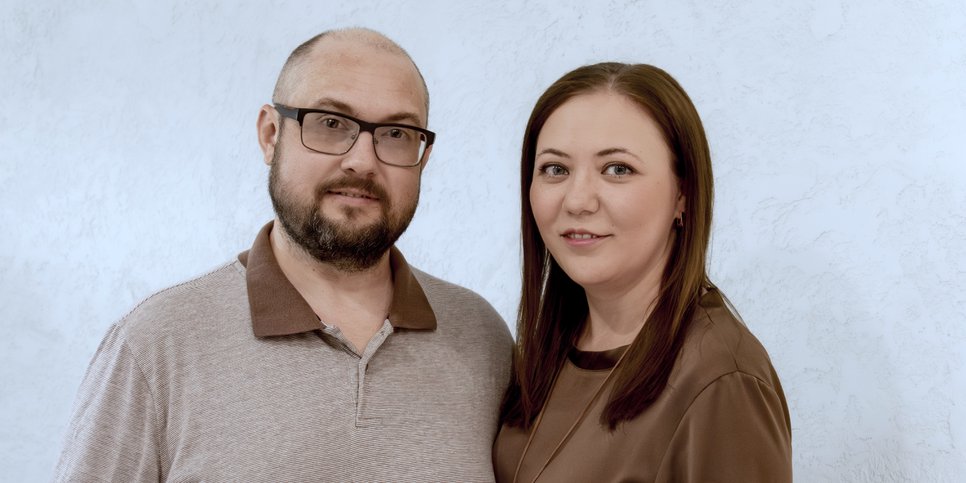 Илья Ершов с супругой, Елизаветой.